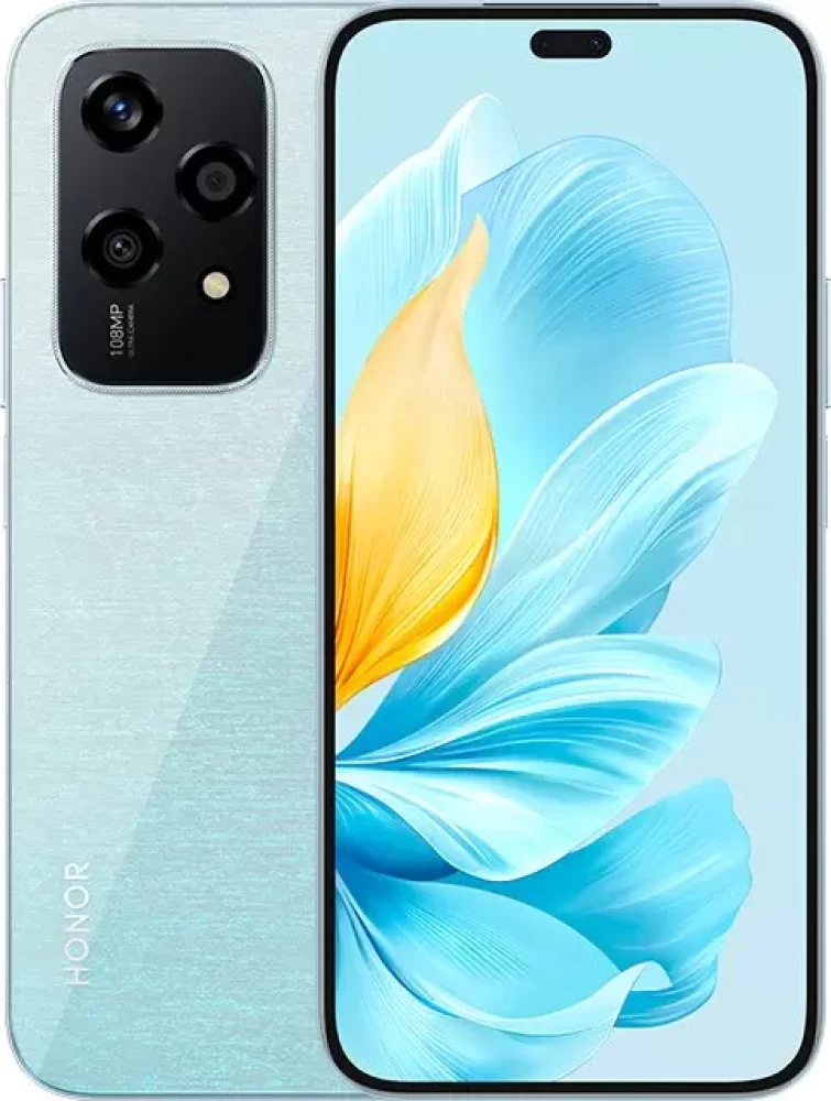 Смартфон HONOR 200 Lite 8GB/256GB международная версия (мерцающий голубой) - фото