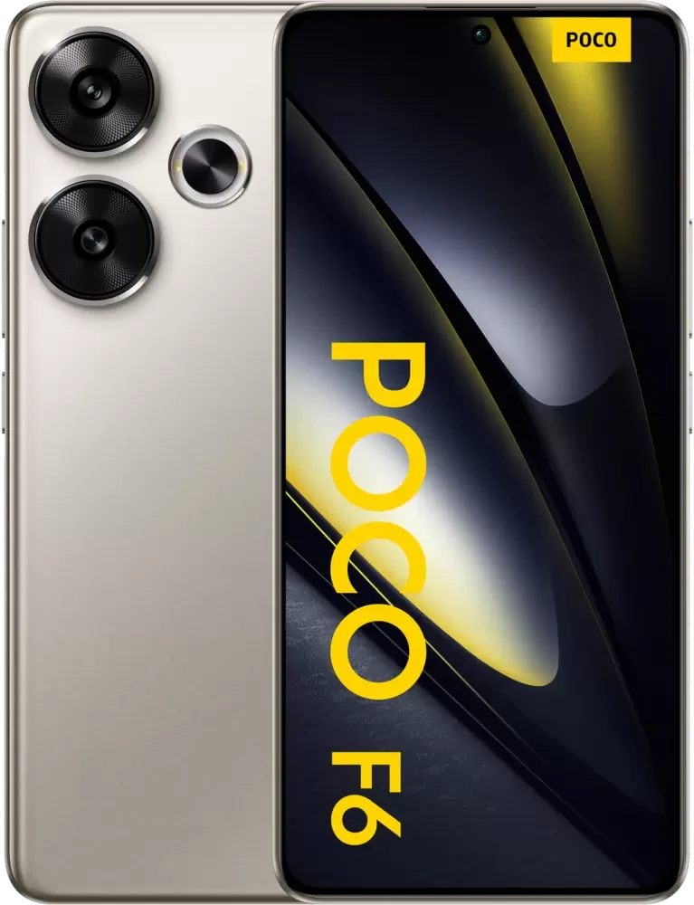 Смартфон POCO F6 12GB/512GB международная версия (титановый) - фото