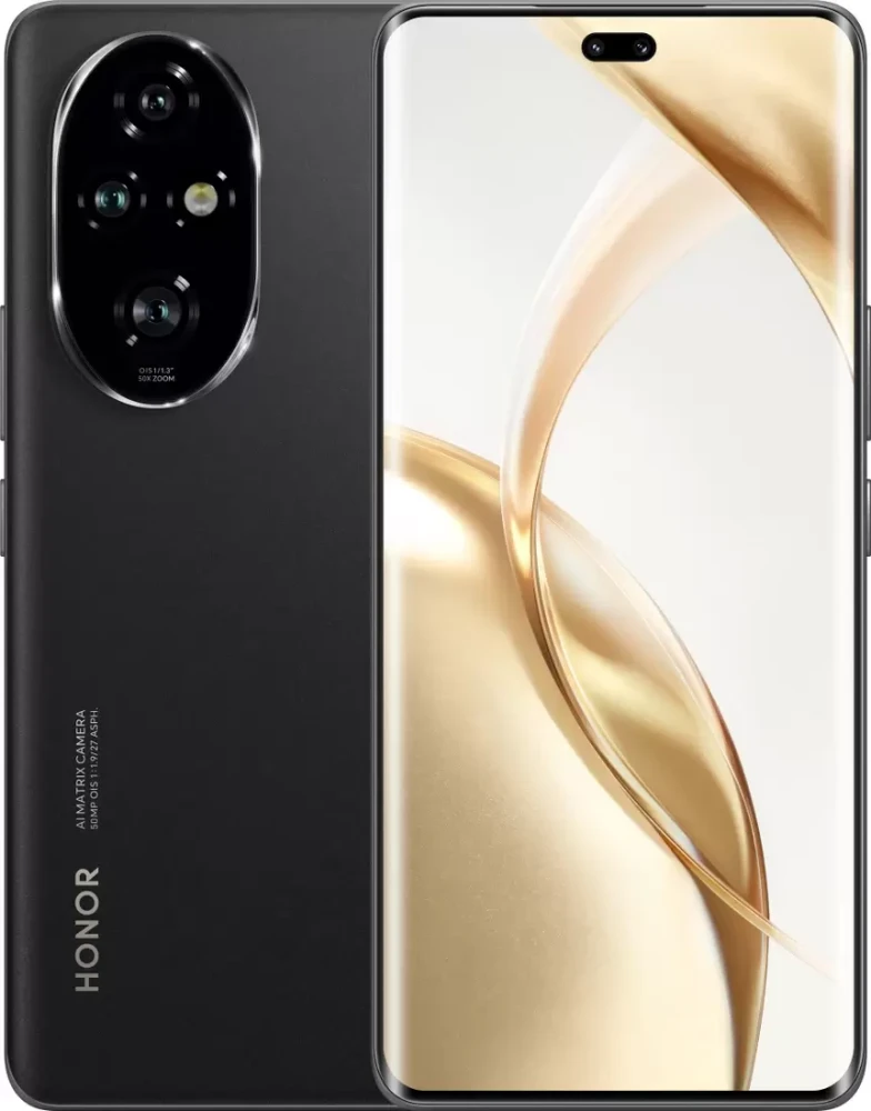 Смартфон HONOR 200 Pro 12GB/512GB международная версия (вельветовый черный) - фото