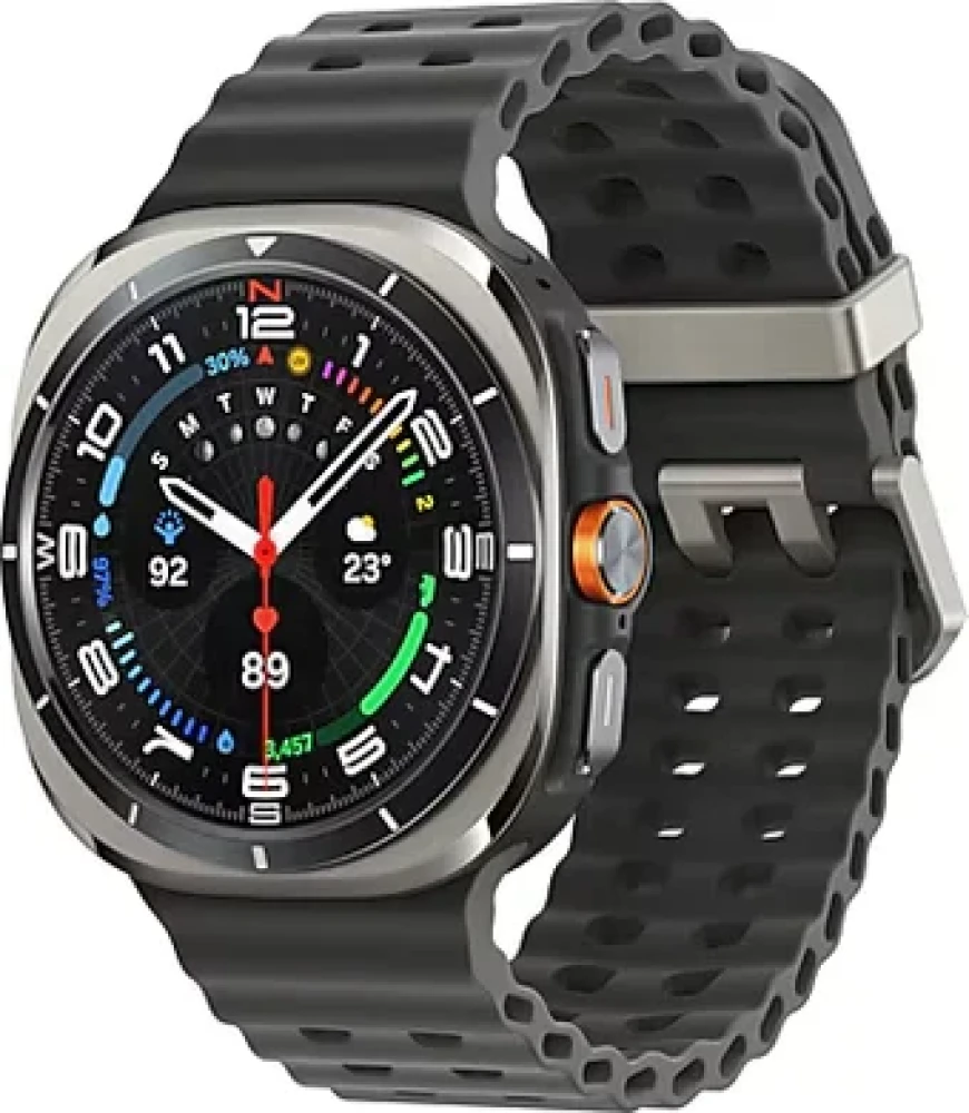 Умные часы Samsung Galaxy Watch Ultra 2025 47 мм LTE (серый титан) - фото