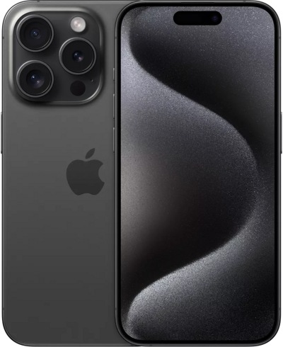 Смартфон Apple iPhone 15 Pro 512GB (черный титан - фото