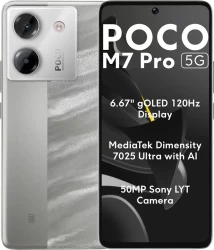 Смартфон POCO M7 Pro 5G 8GB/256GB международная версия (серебристый) - фото