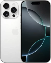 Смартфон Apple iPhone 16 Pro Dual SIM 256GB (белый титан) - фото